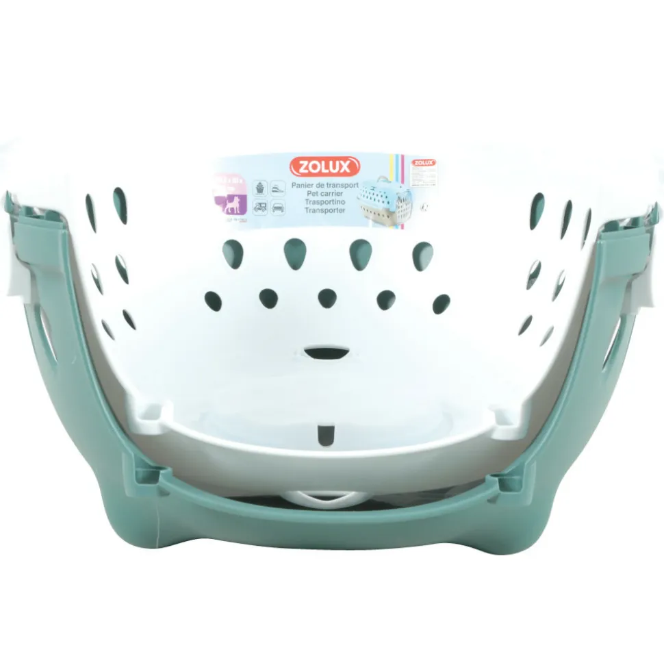 STEFANPLAST - Cage de transport smart chic verte max 6 kg pour petit chien et chat