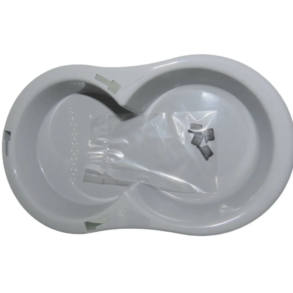STEFANPLAST - Distributeur de croquettes 3.5 kg, gris en plastique, pour chien ou chat