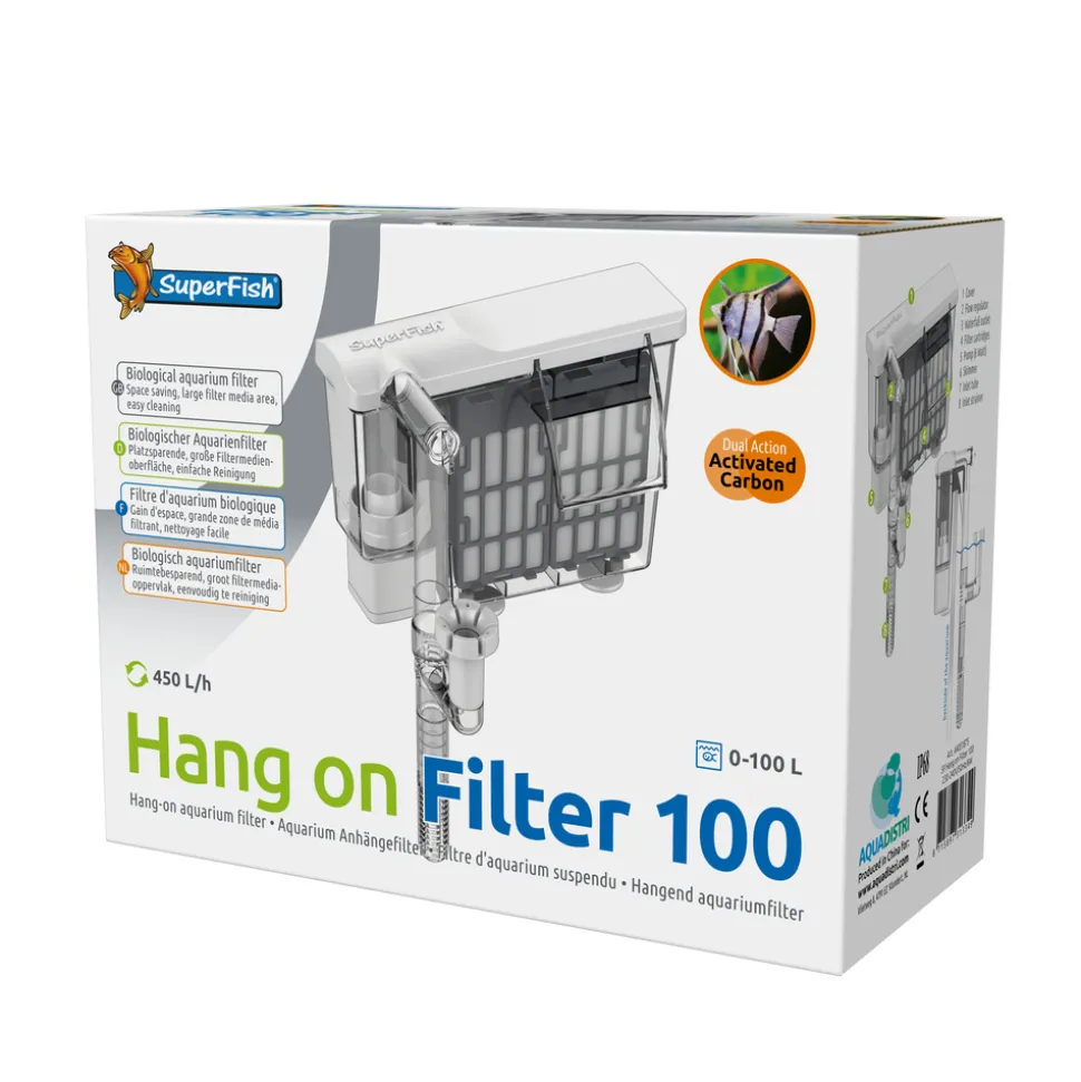 SUPERFISH - Filtre d'aquarium suspendu Hang on Filter 100