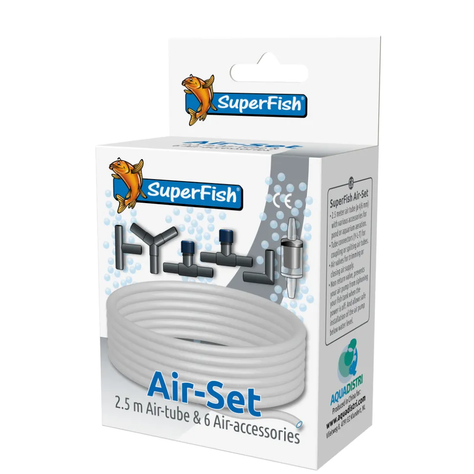 SUPERFISH - Kit accessoires air & tuyau pour pompe à air