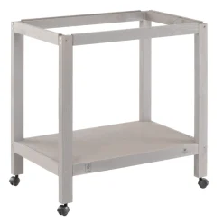 Supports pour cages à oiseaux ferplast sumet 65 wood support en bois avec roues