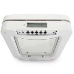 SUREFLAP - Grande chatiere a puce électronique connecté - blanc - 178 mm x 170 mm (livré sans le hub)