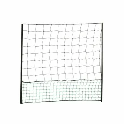 SWEEEK - Kit filet clôtures pour poules 24m avec 8 piquets double pointes. Modulable. Porte d'accès. Sardines incluses
