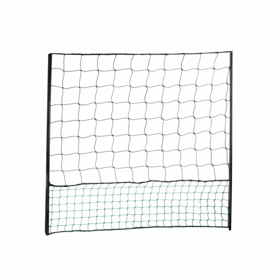 SWEEEK - Kit filet clôtures pour poules 24m avec 8 piquets double pointes. Modulable. Porte d'accès. Sardines incluses