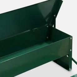 SWEEEK - Mangeoire automatique pour poules - distributeur à pédale - capacité de 5kg - acier galvanisé