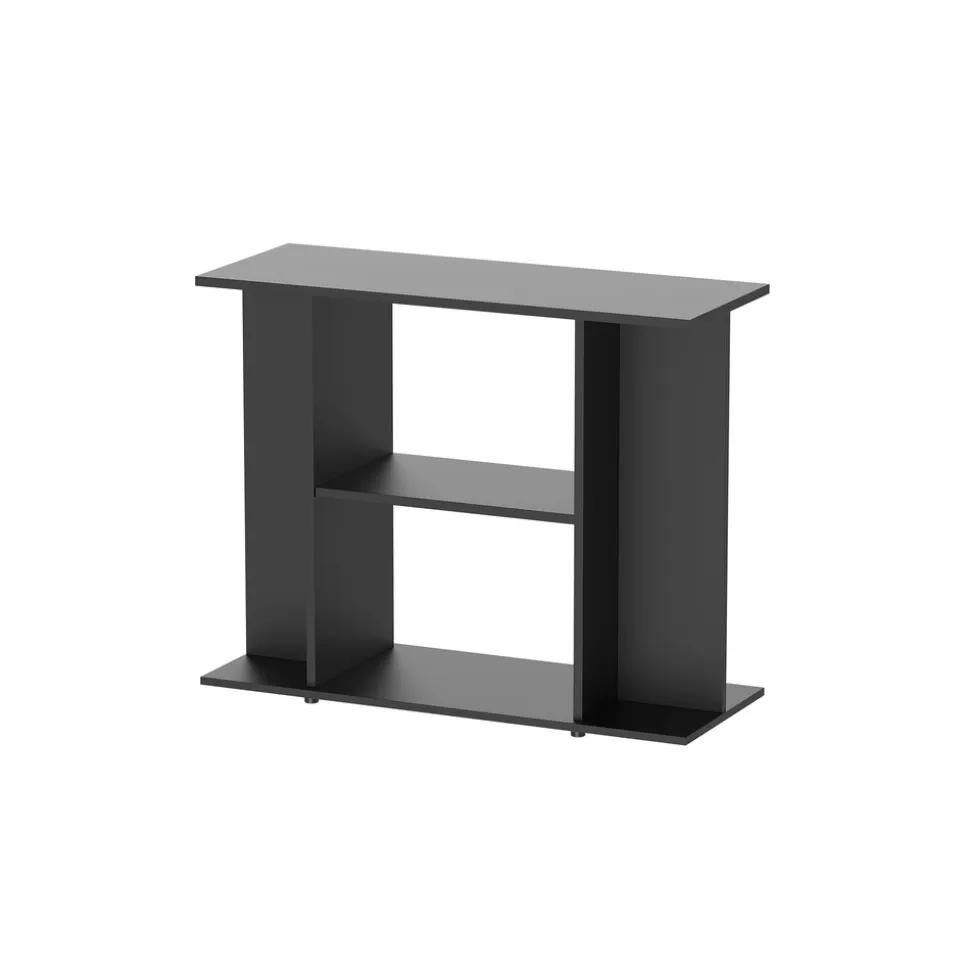TERRATLANTIS - Meuble d'aquarium pour tortue standard noir L.104 x l.40x H.70cm
