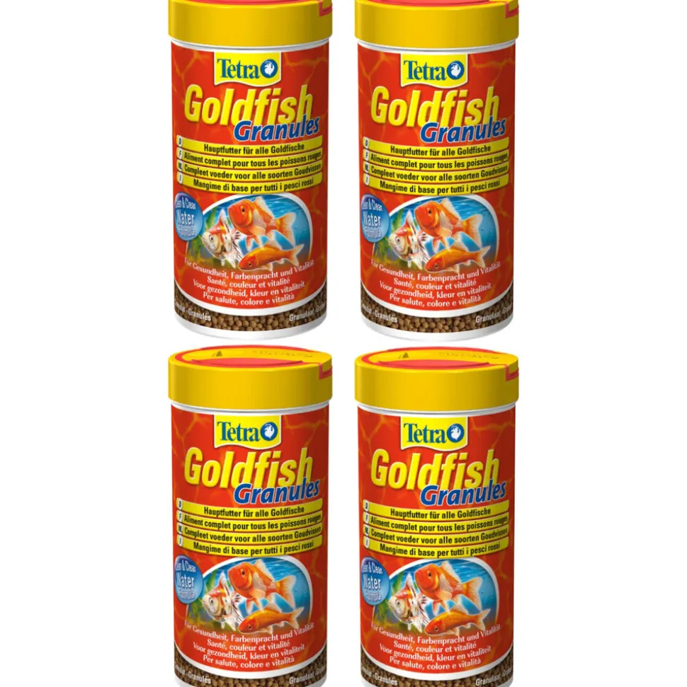TETRA - Aliment complet goldfish granulés (lot de 4)