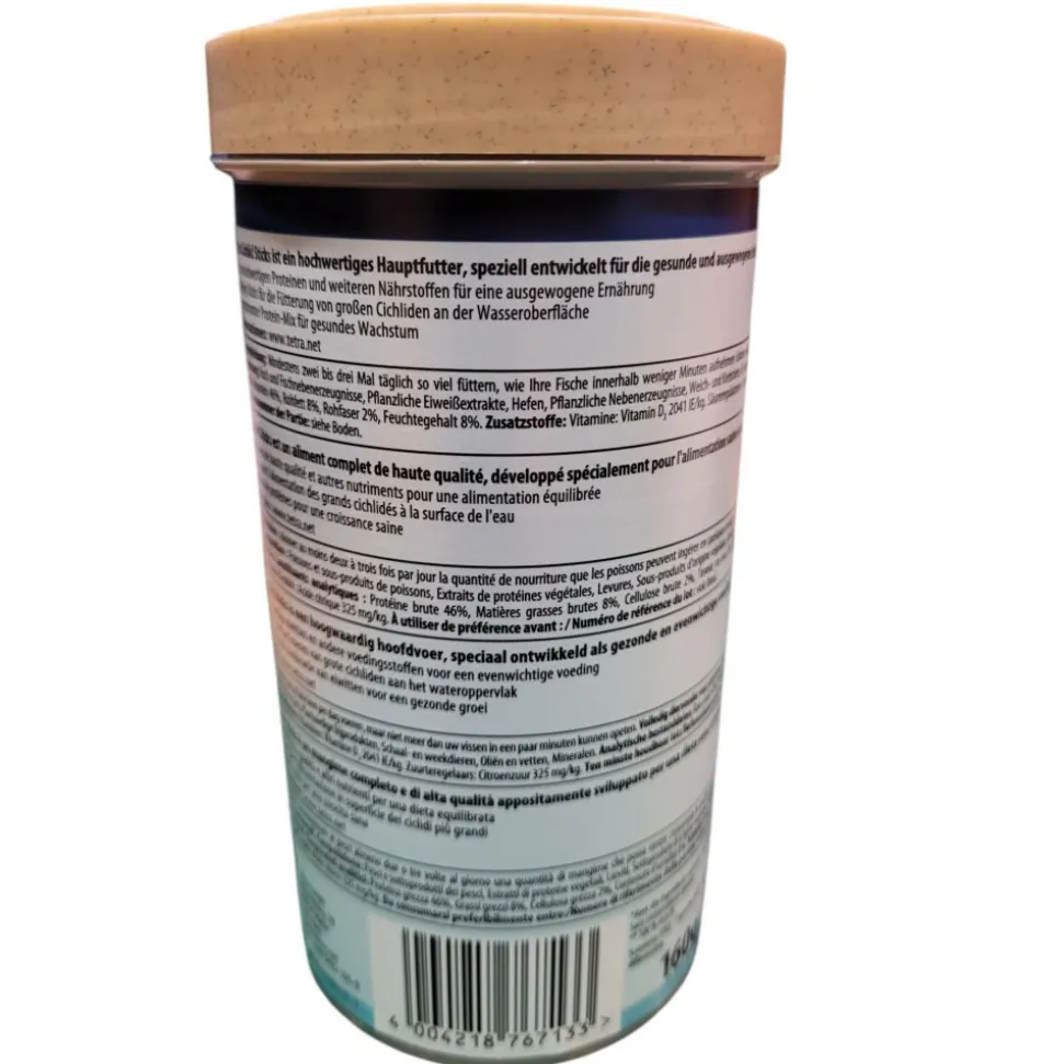 TETRA - Cichlid sticks 160g - 500 ml nourriture pour grands cichlidés