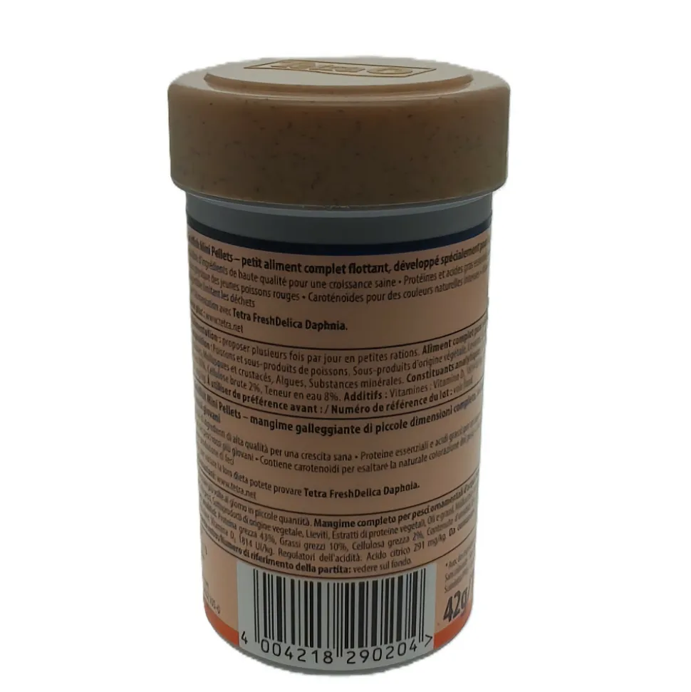 TETRA - Goldfish mini pellets 42 g -100 ml aliment complet pour les jeunes poissons