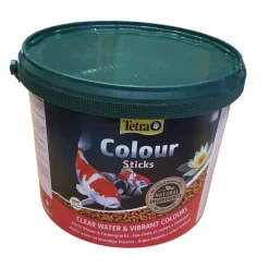 TETRA - Pond sticks colour 8-12 mm, seau 10 litres 1.9 kg, tetra pour poisson d'orn