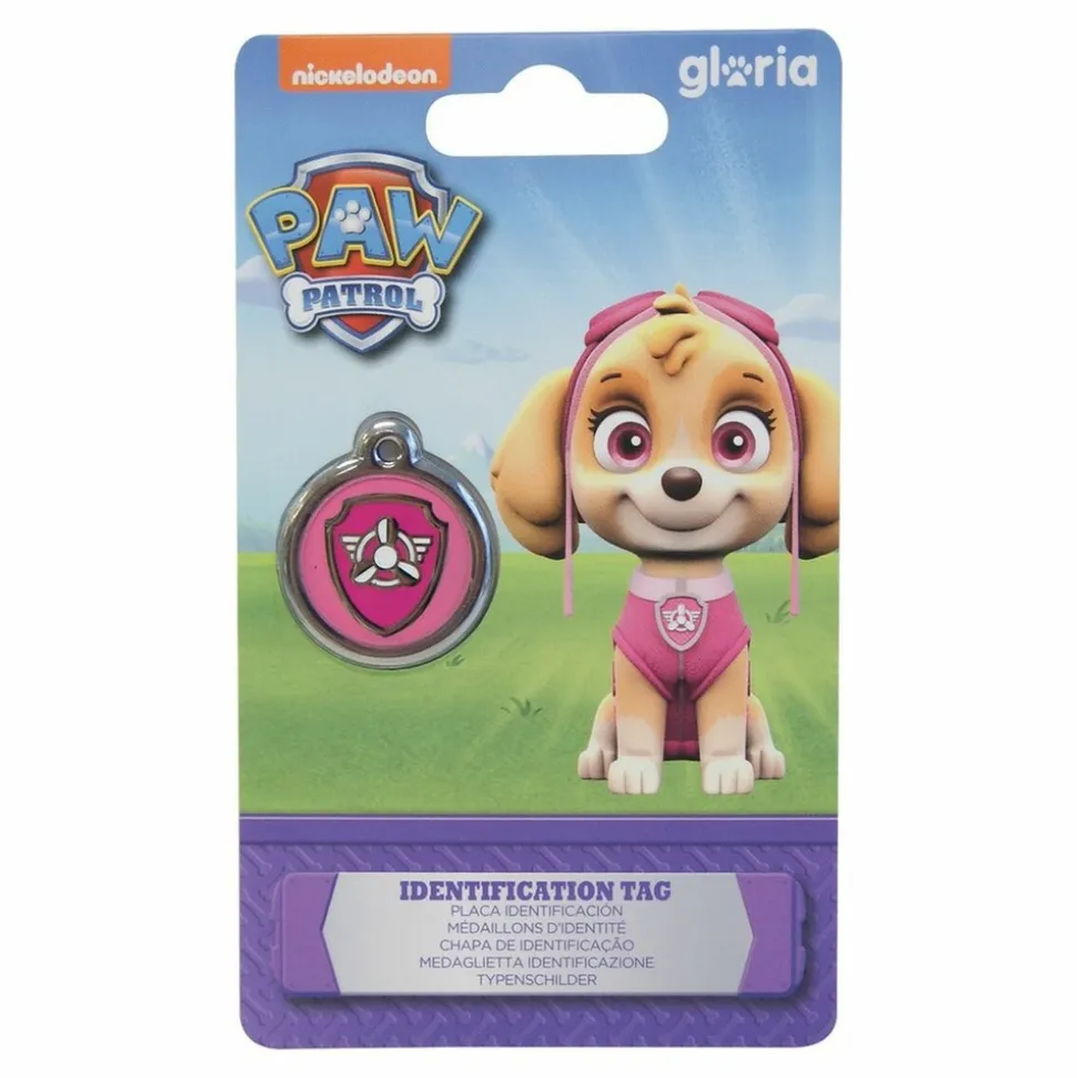 THE PAW PATROL - Plaque d'identification pour collier the paw patrol skye taille m