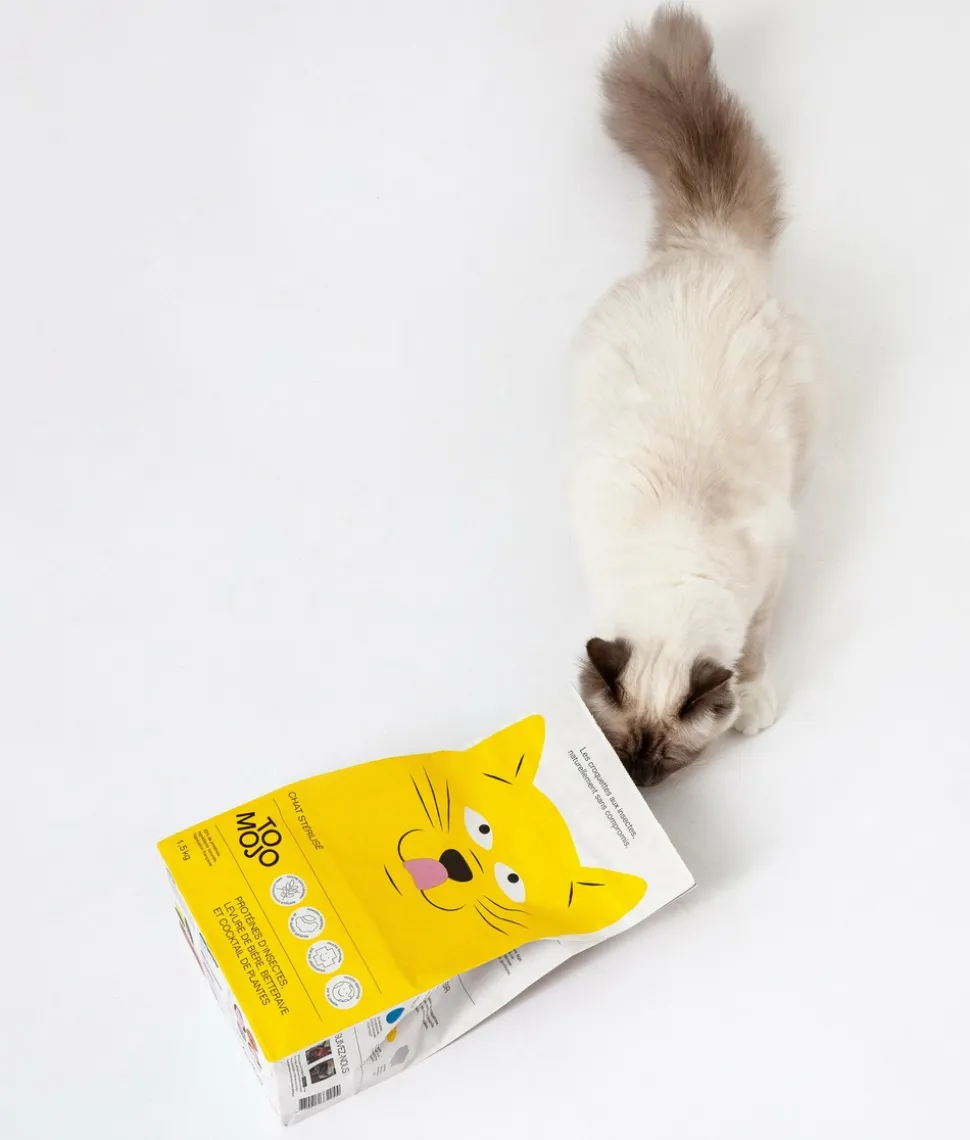 TOMOJO - Croquettes aux insectes sans céréales pour chat 7kg