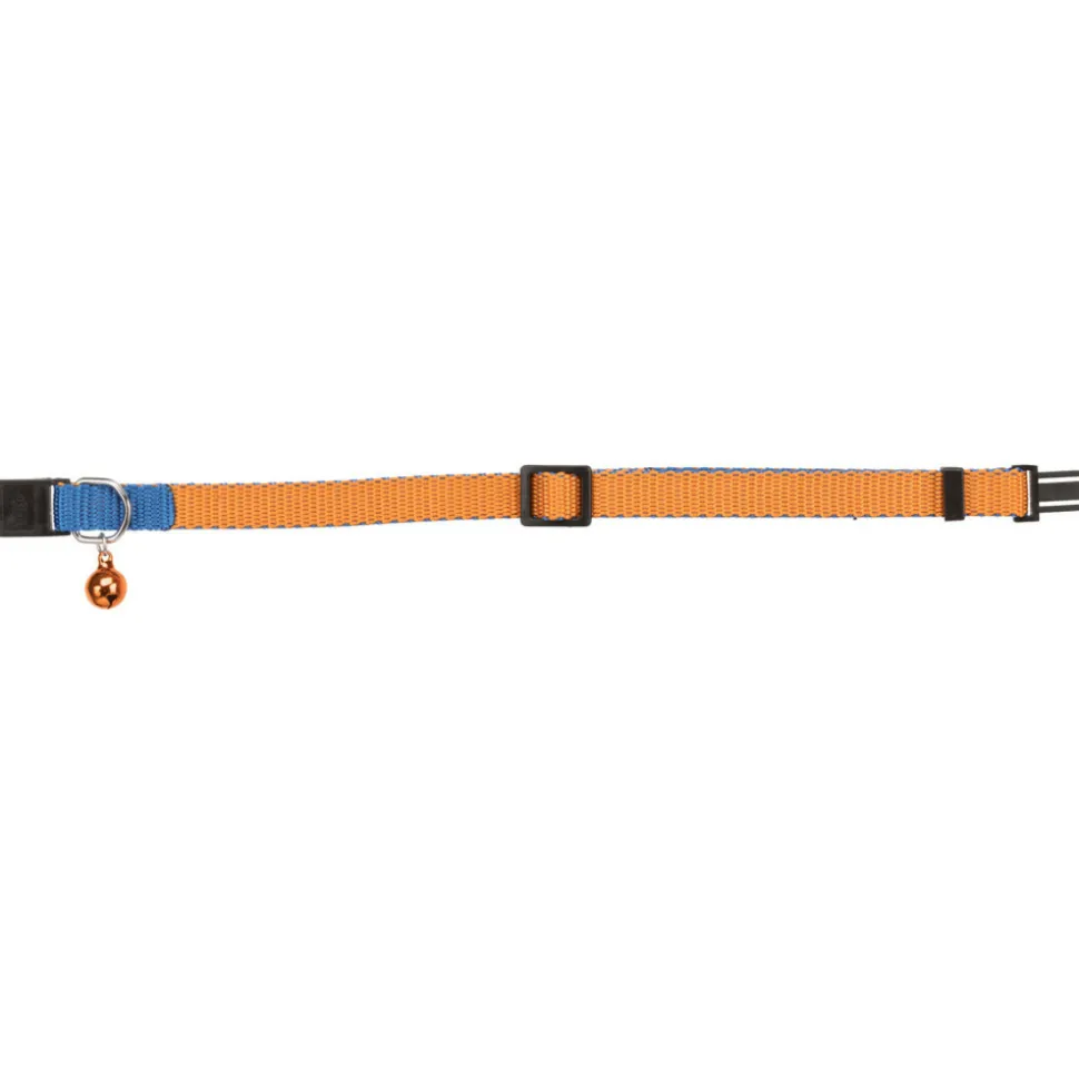 TRIXIE - Collier bicolore, avec une clochette couleur aléatoire pour chat