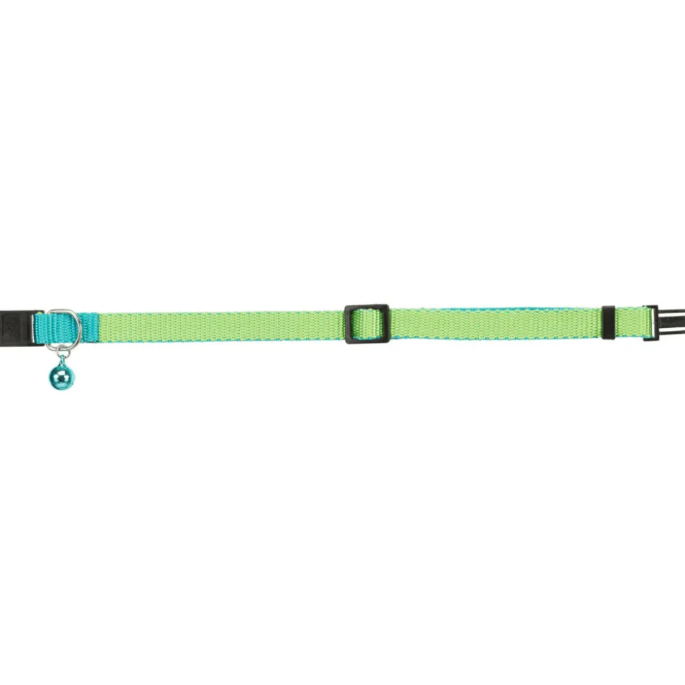 TRIXIE - Collier bicolore, avec une clochette couleur aléatoire pour chat