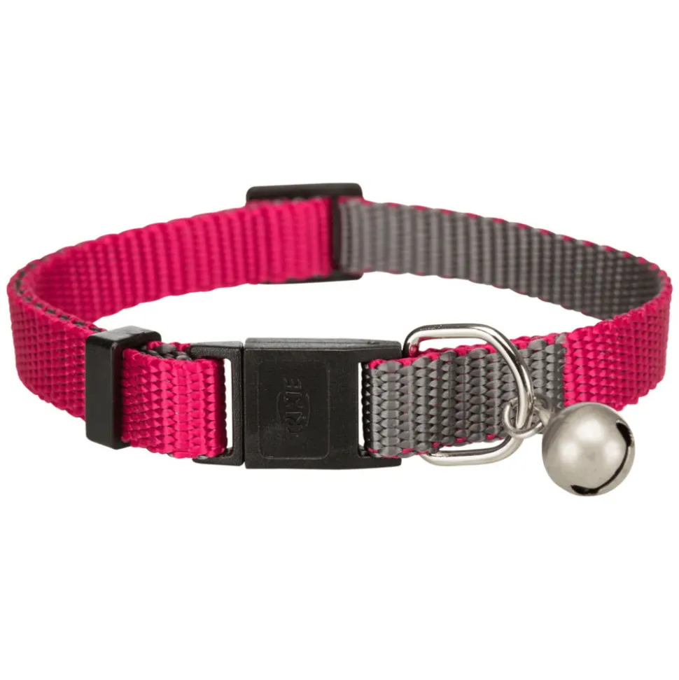 TRIXIE - Collier bicolore, avec une clochette couleur aléatoire pour chat