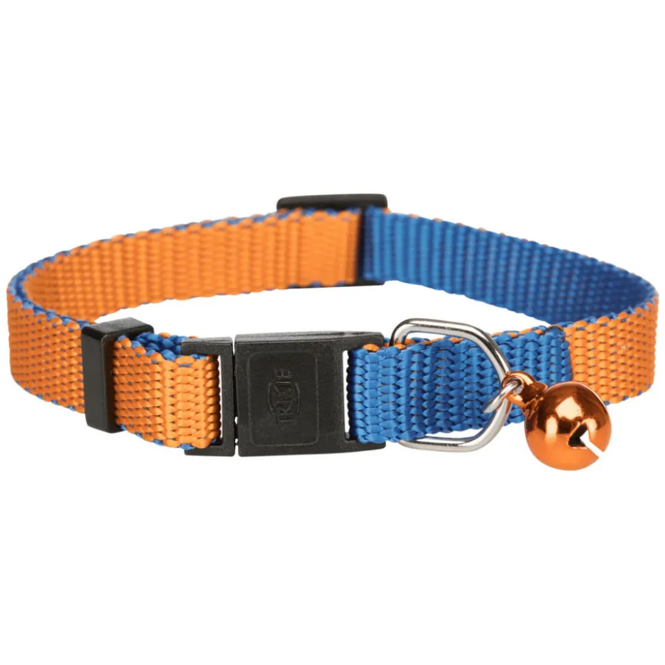TRIXIE - Collier bicolore, avec une clochette couleur aléatoire pour chat
