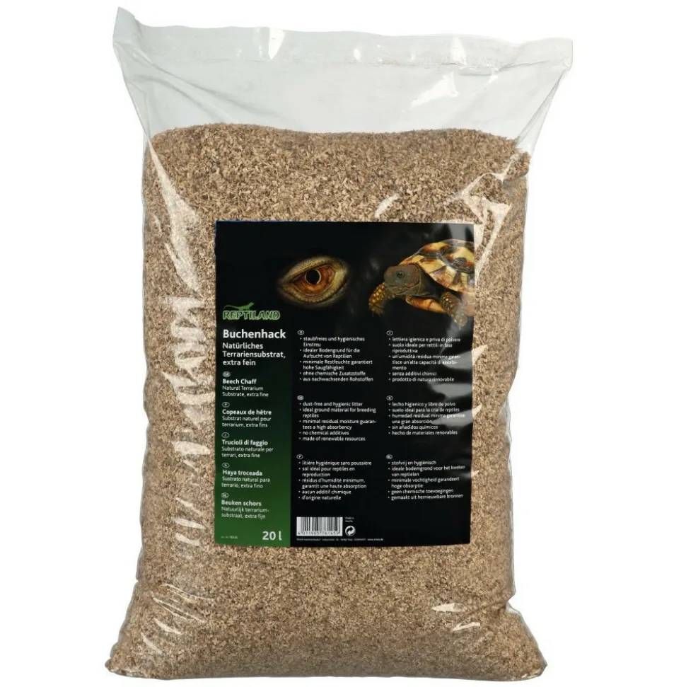 TRIXIE - Copeaux de hêtre 20 litres substrat naturel extra fin pour terrarium