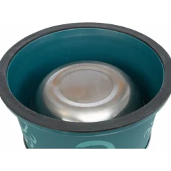 TRIXIE - Ecuelle 0.9 litre ø 19 cm acier inox plastique couleur aléatoire pour chie