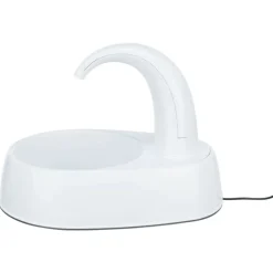 TRIXIE - Fontaine à boire pour animaux de compagnie curved stream blanc