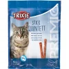 TRIXIE - Friandises premio sticks quintett avec saumon et truite 25 g pour chat