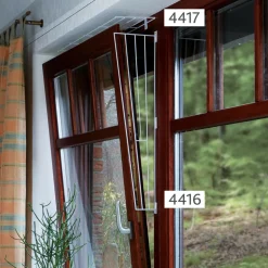 TRIXIE - Grille de protection pour fenêtre(oscillo-battant) en metal haut ou bas