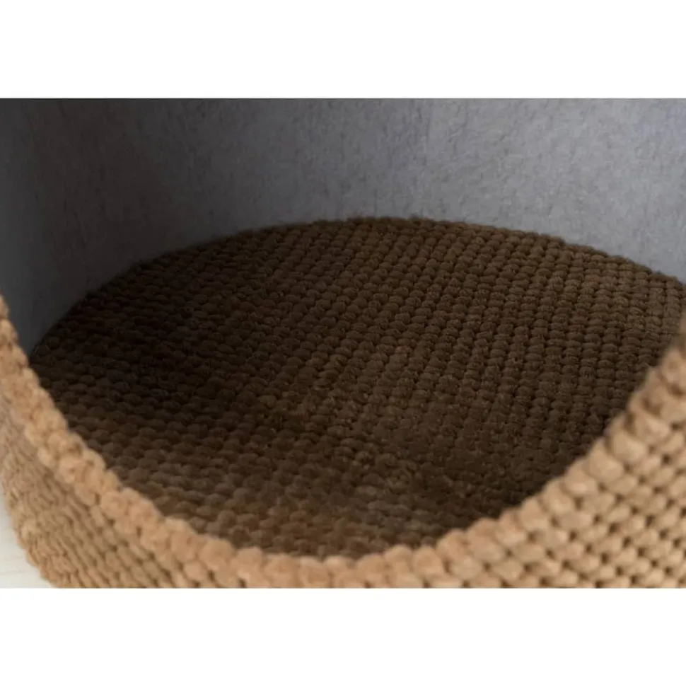 TRIXIE - Grotte pour chat avec balle à gratter 36x50 cm taupe