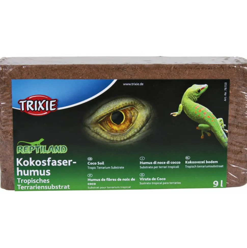 TRIXIE - 9 litres de fibres de noix de coco pour reptiles et amphibiens