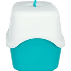 TRIXIE - Maison de toilette vico 40 x 56 cm x h40 turquoise pour chat