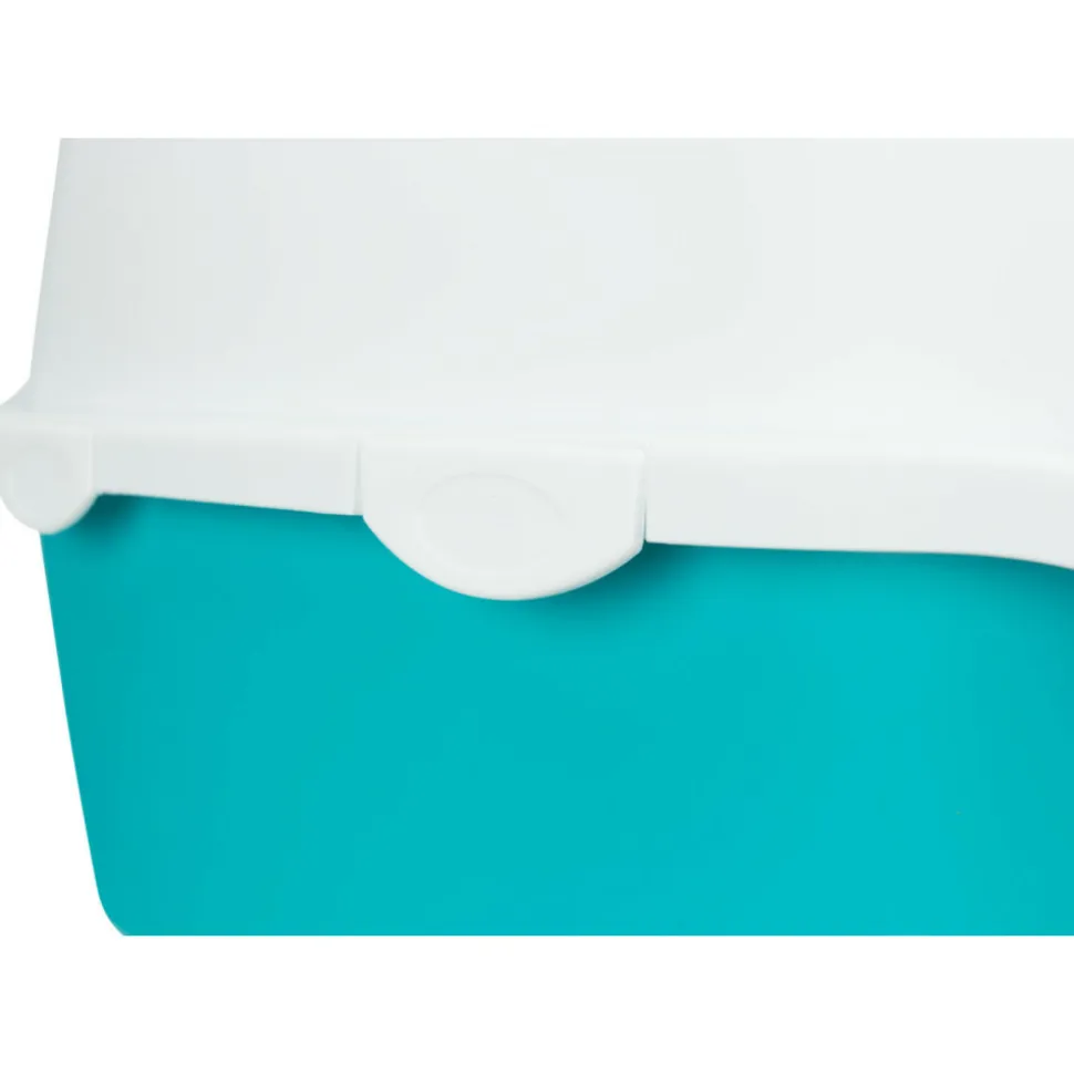 TRIXIE - Maison de toilette vico 40 x 56 cm x h40 turquoise pour chat