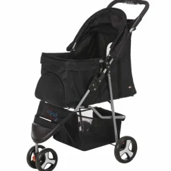 TRIXIE - Poussette pliante pour chiens et chats noir 28958