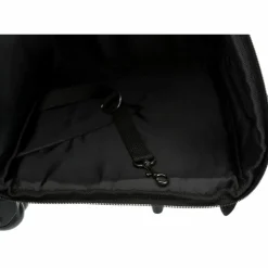 TRIXIE - Sac à dos à roulettes pour animaux de compagnie noir et gris