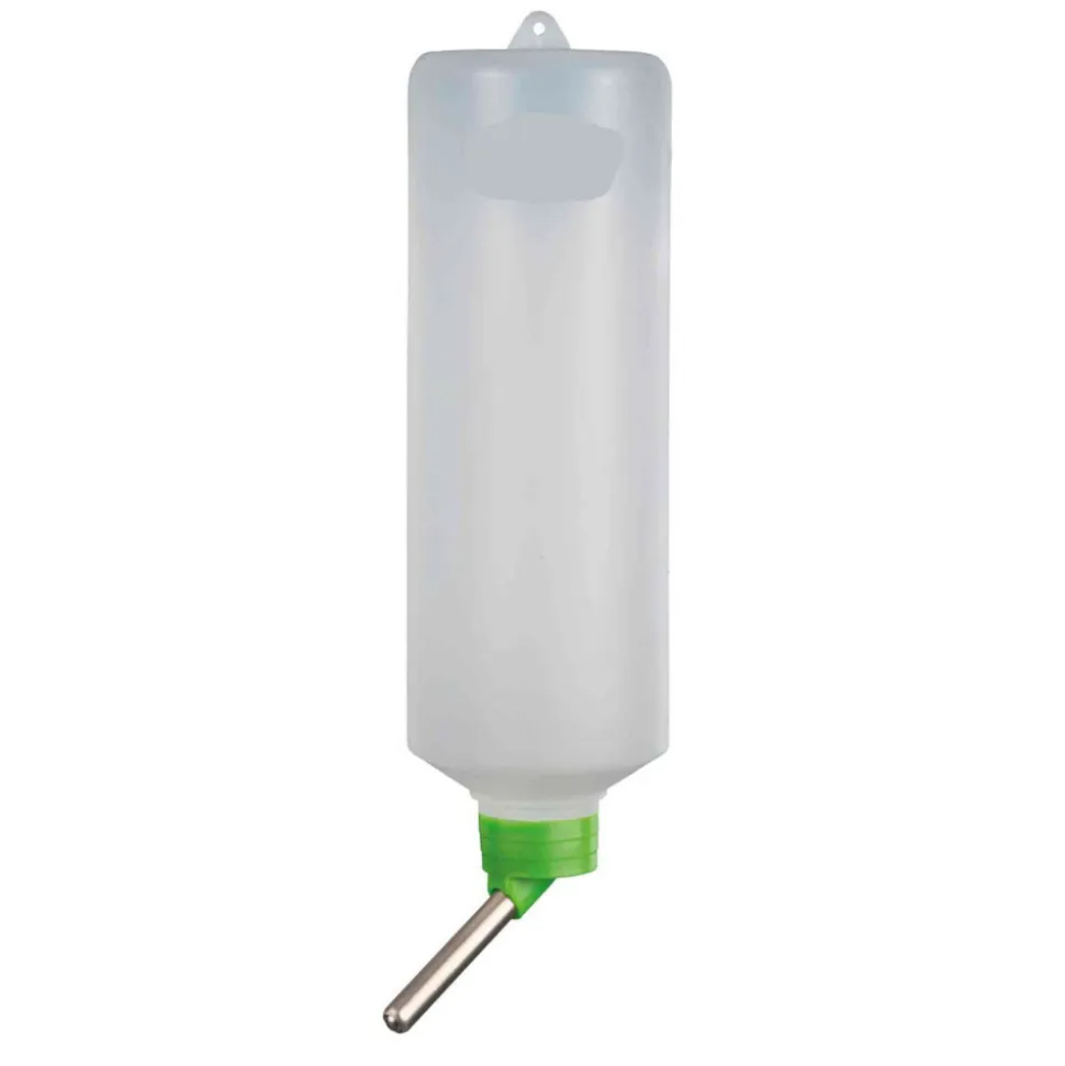 TRIXIE - Un biberon 600 ml en plastique avec support métal pour lapins coloris aléat
