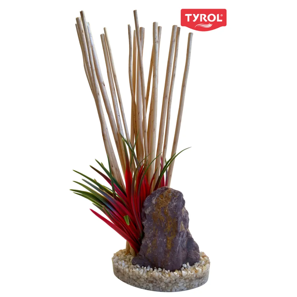 TYROL - Décor aquarium Tyrol haie plante corail