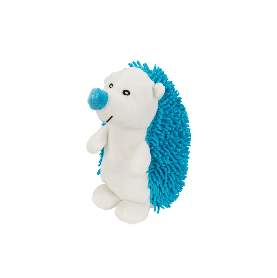TYROL - Jouet hérisson qui glousse pour chien : L10xl11xH16 cm