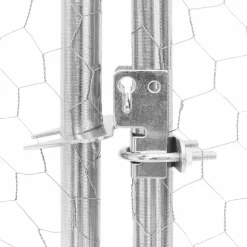 VIDAXL - Poulailler avec toit 2,5x8x2,25 m acier galvanisé