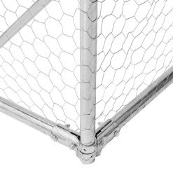 VIDAXL - Poulailler avec toit 2,5x6x2,25 m acier galvanisé