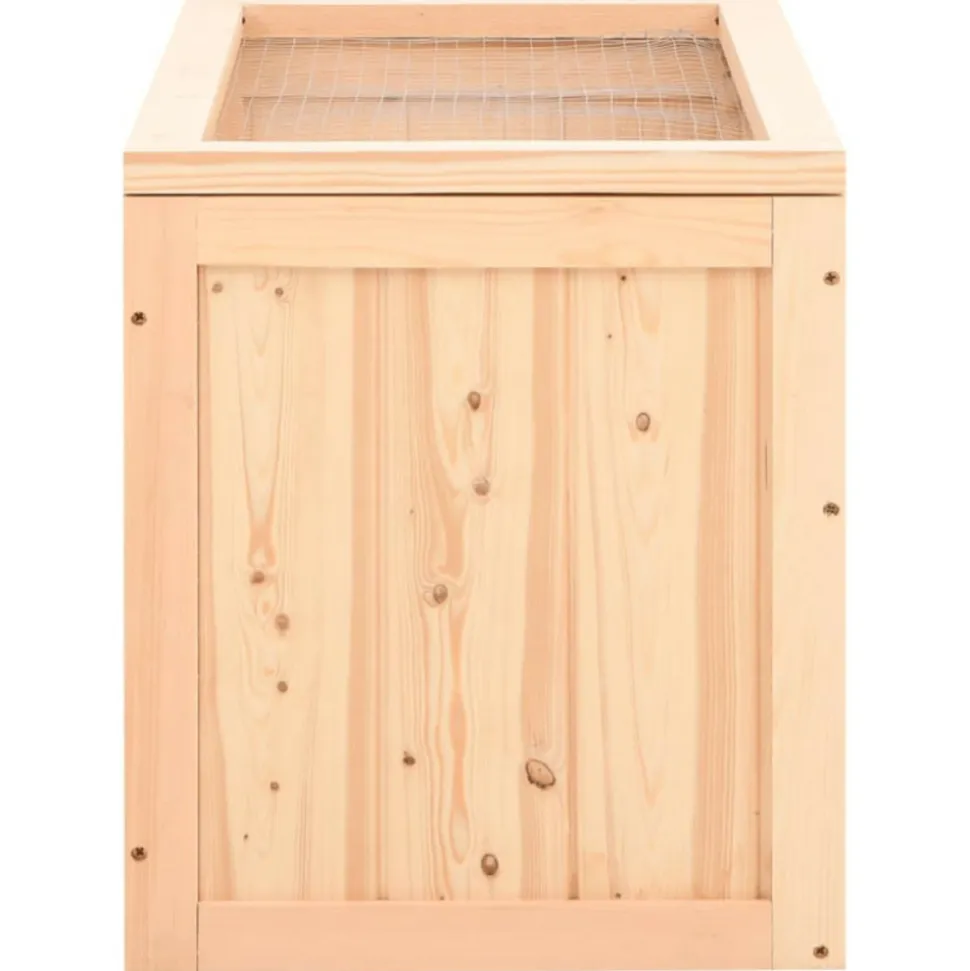 VIDAXL - Cage à hamster 60x35,5x42 cm bois massif de sapin