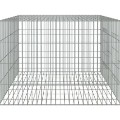 VIDAXL - Cage à lapin 2 panneaux 110x79x54 cm fer galvanisé