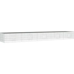 VIDAXL - Cage à lapin 5 panneaux 541x109x54 cm fer galvanisé