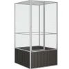 VIDAXL - Cage à oiseaux anthracite 111x107x211,5 cm acier galvanisé