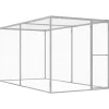 VIDAXL - Cage pour chat 3x1,5x1,5 m acier galvanisé