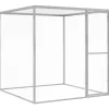 VIDAXL - Cage pour chat 1,5x1,5x1,5 m acier galvanisé