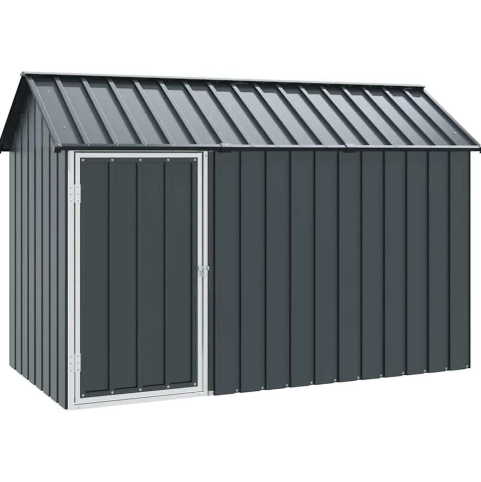 VIDAXL - Cage pour oiseaux anthracite 215 x 112 x 141 cm acier galvanisé