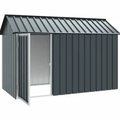 VIDAXL - Cage pour oiseaux anthracite 215 x 112 x 141 cm acier galvanisé