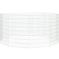 VIDAXL - Enclos d'animaux en liberté 10 panneaux 54x80 cm fer galvanisé