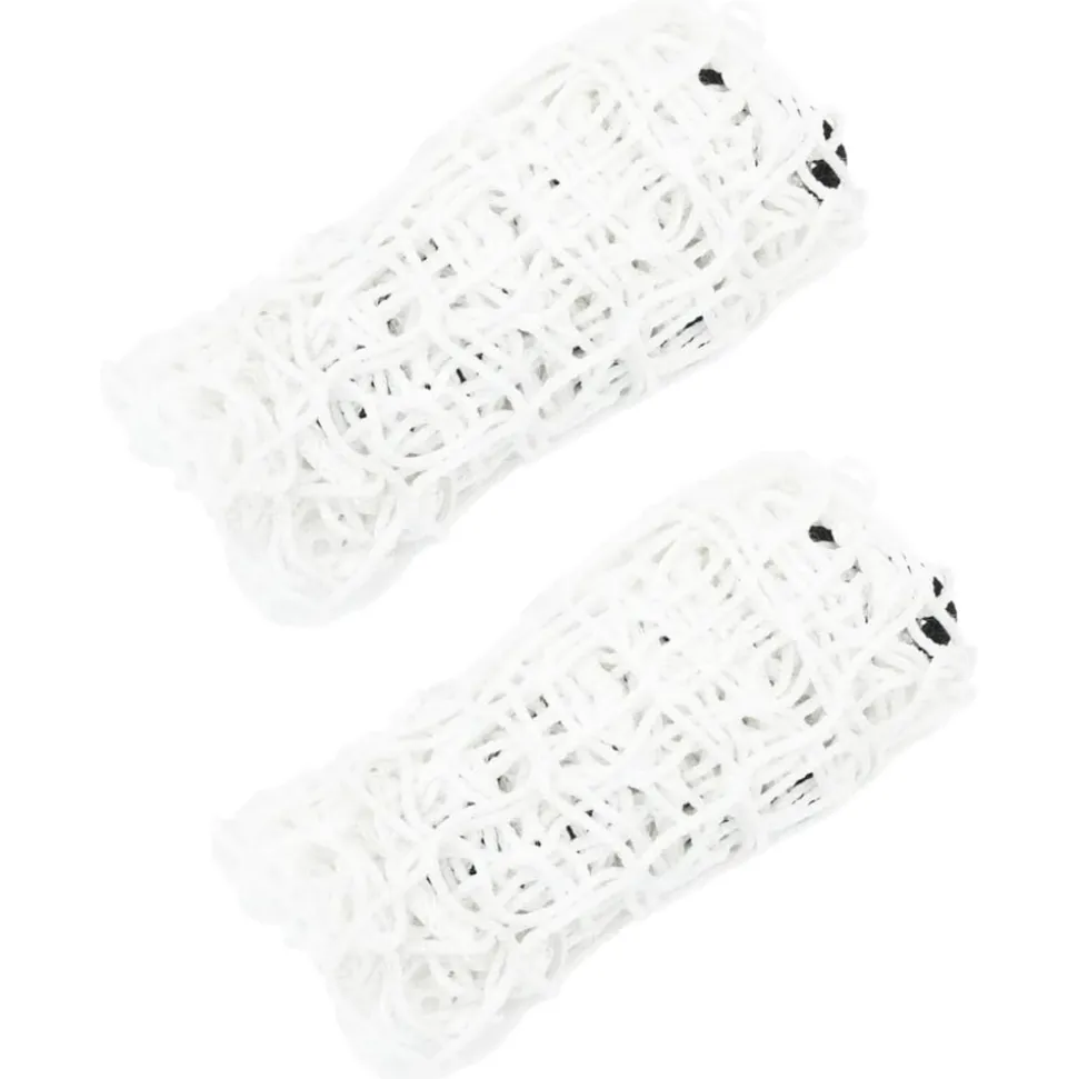 VIDAXL - Filets à foin 2 pcs rectangulaire blanc 100x90 cm pp