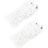 VIDAXL - Filets à foin 2 pcs rectangulaire blanc 90x60 cm pp
