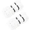 VIDAXL - Filets à foin 2 pcs rond blanc 75x50 cm pp