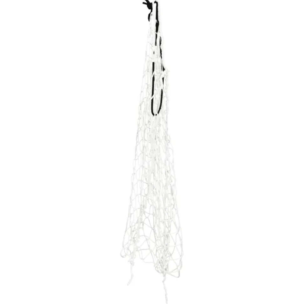 VIDAXL - Filets à foin 2 pcs rond blanc 75x50 cm pp