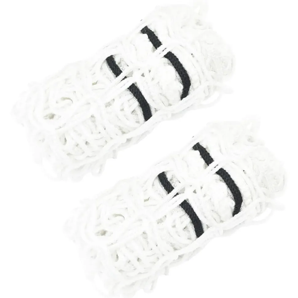 VIDAXL - Filets à foin 2 pcs rond blanc 75x75 cm pp